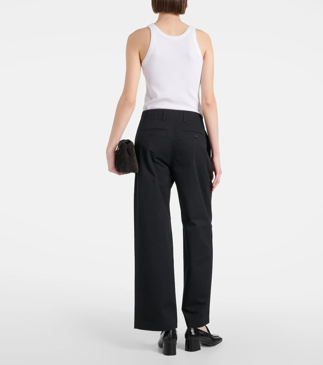 Toteme - Cotton twill wide-leg pants