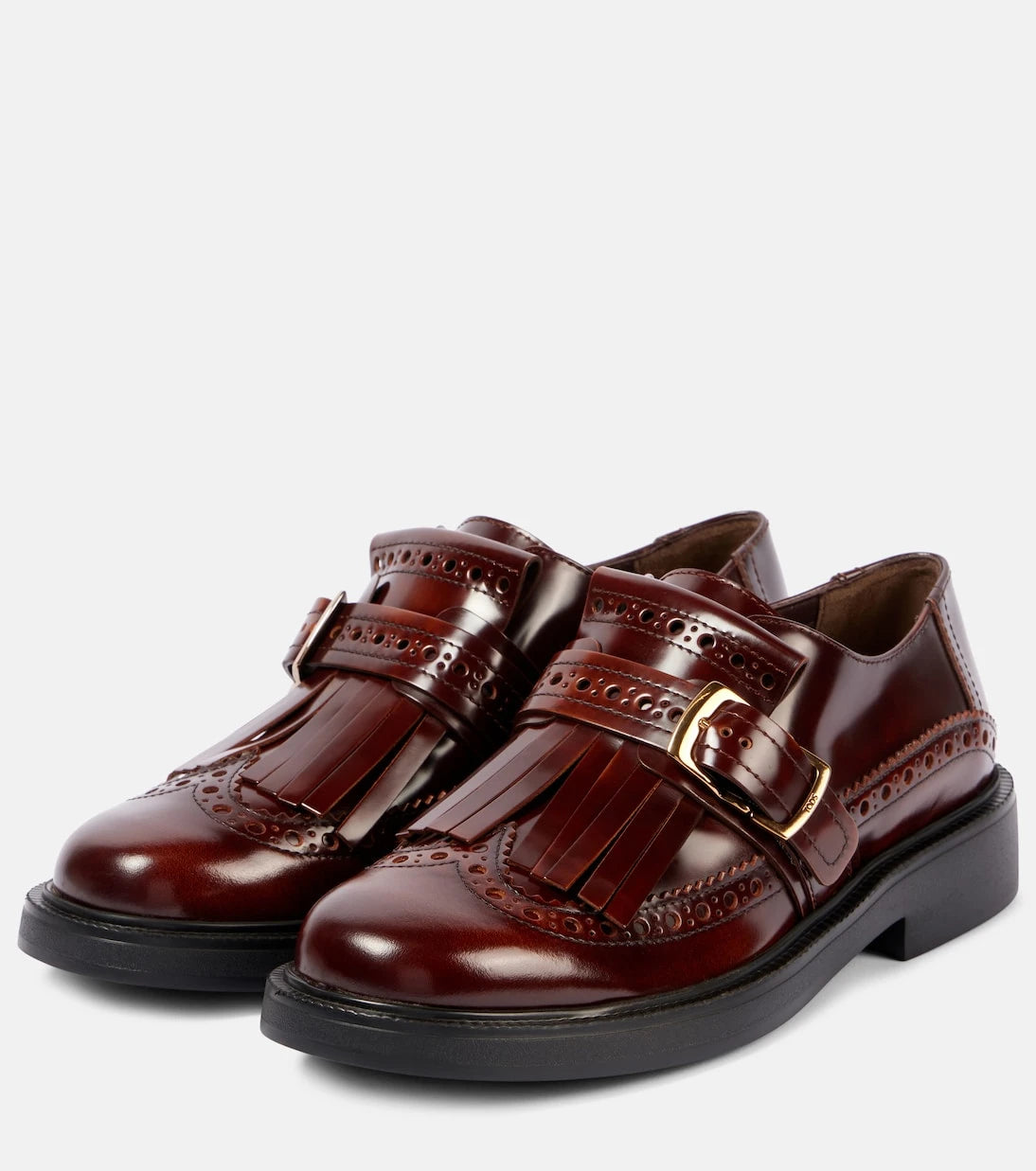 Tod's - Leather monk strap shoes