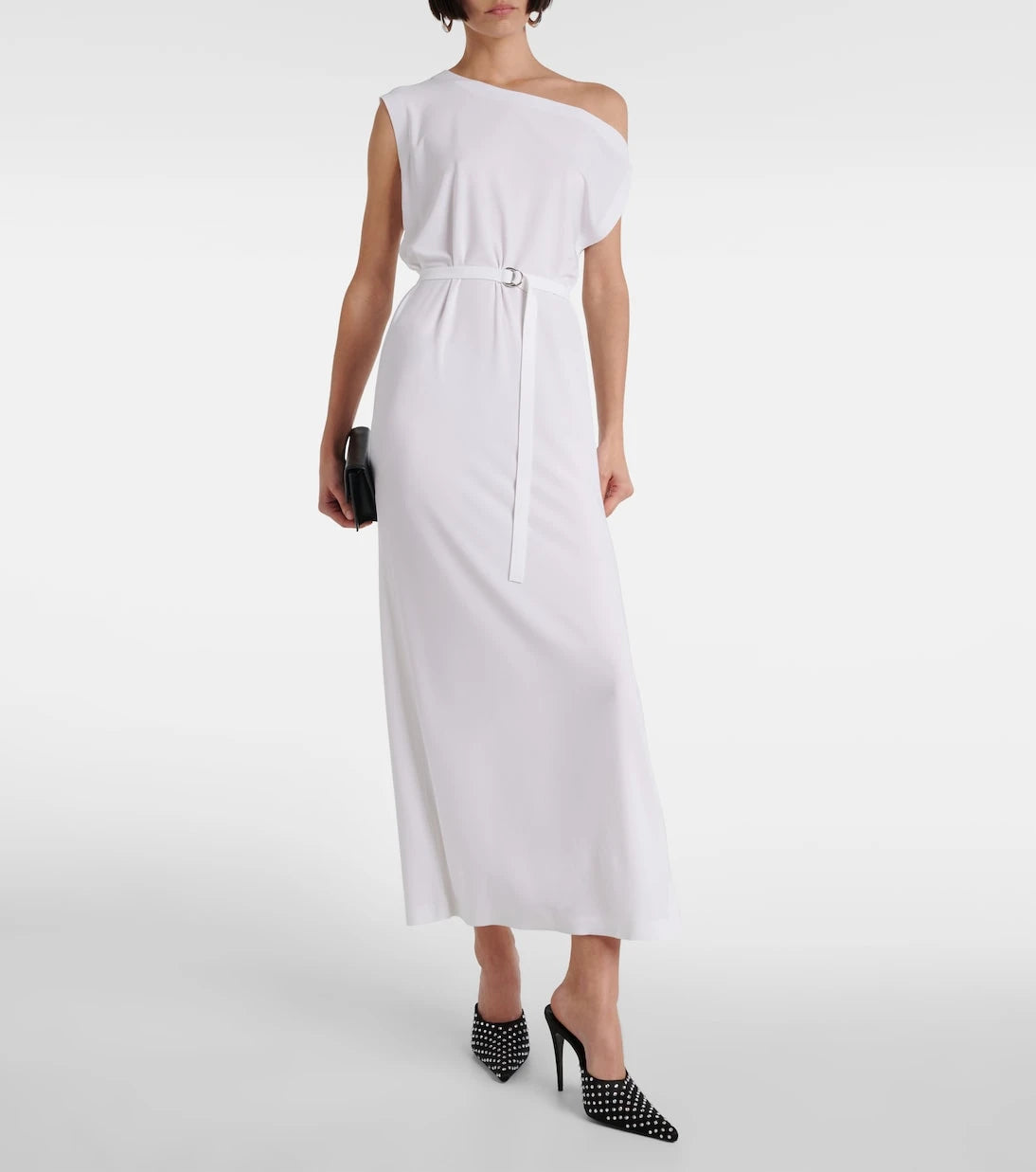 Norma Kamali - One-shoulder jersey maxi dress