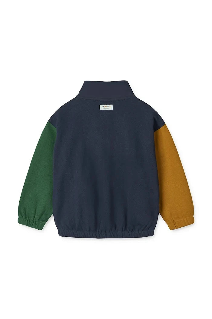 Детски памучен суичър Liewood Cassius Zip-up Sweatshirt