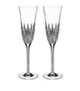 Set of 2 Lismore Diamond Essence Flutes (220ml)