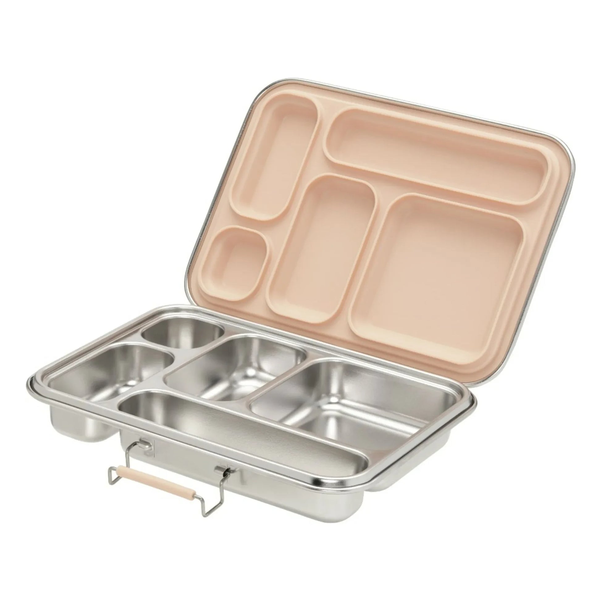 Haps Nordic - Steel lunch box | Powder pink
