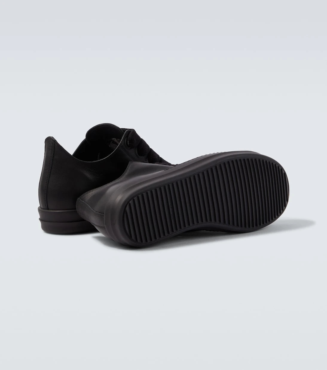 Rick Owens - Jumbolace leather low-top sneakers