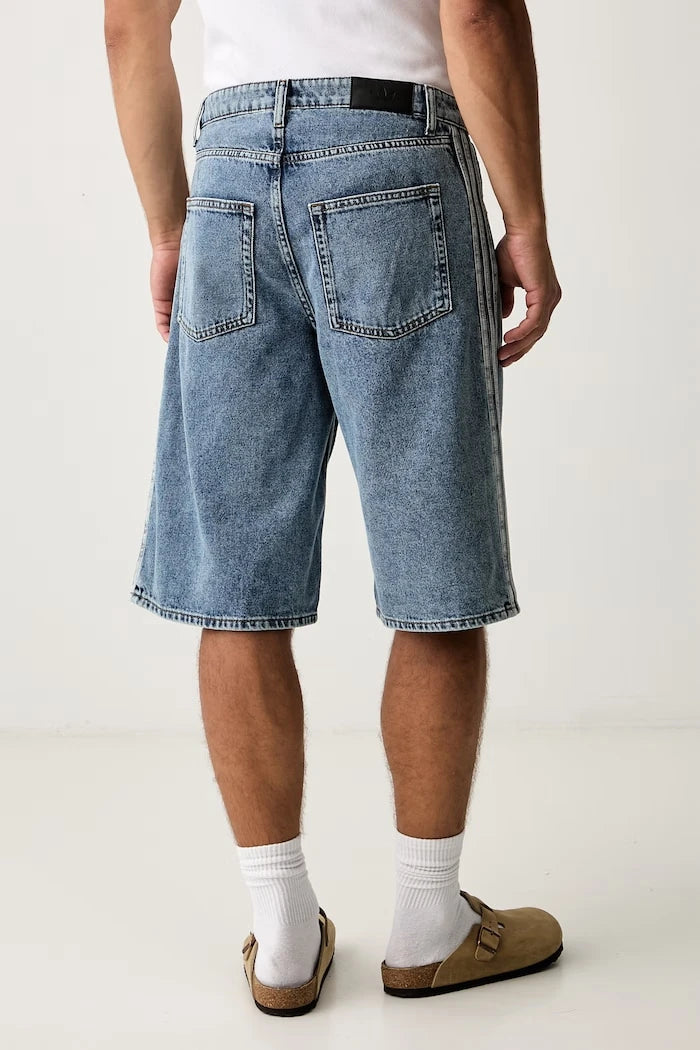 adidas Originals erkek denim bermuda şort Firebird