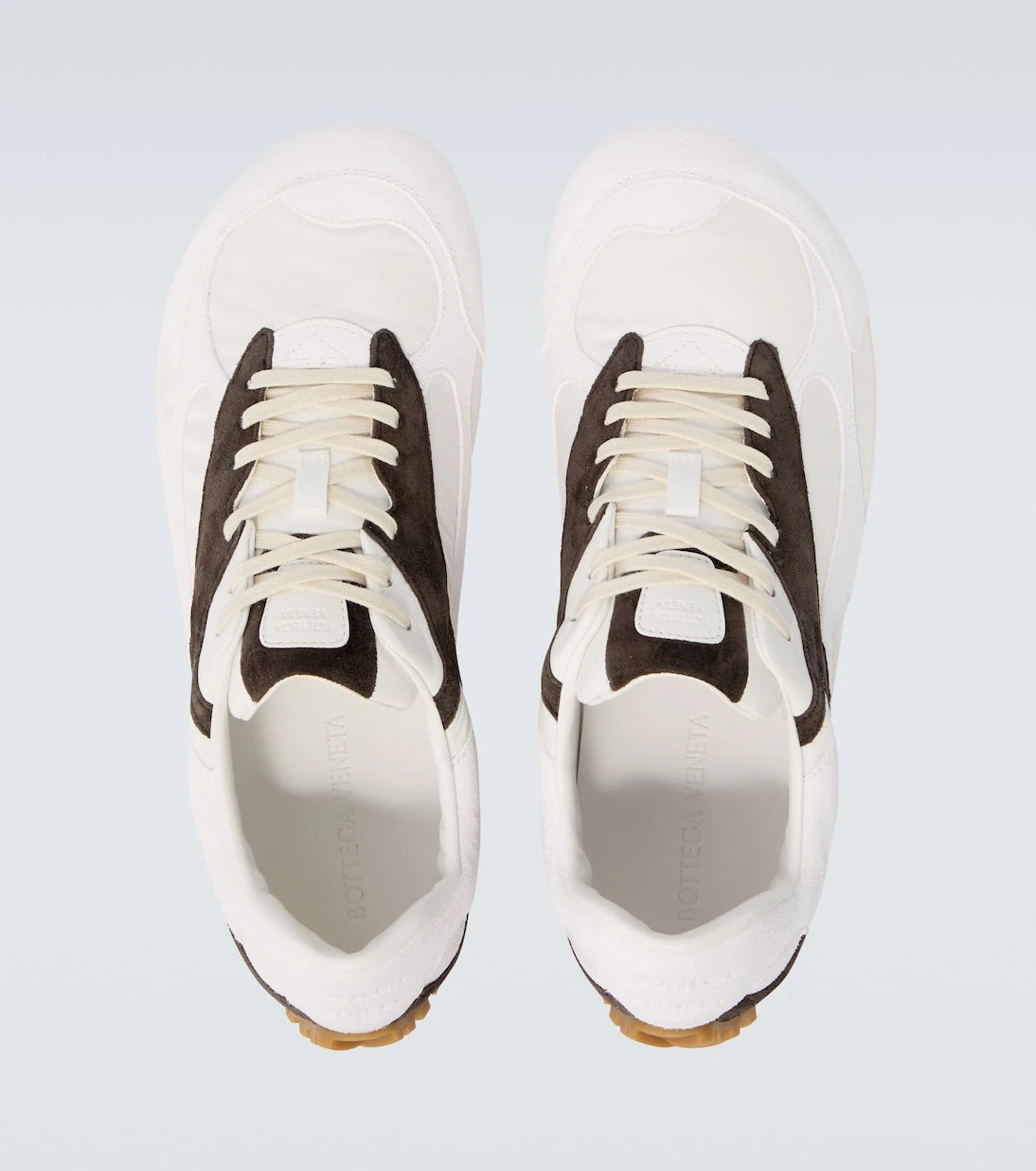 Bottega Veneta - Orbit Flash suede-trimmed sneakers