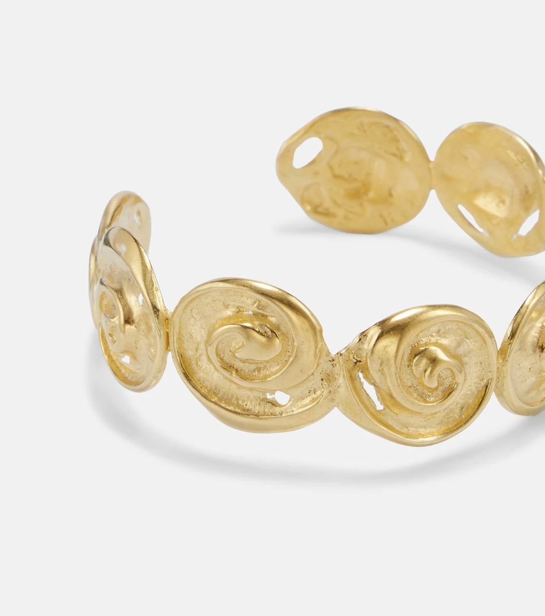 Ysso - Cote 24kt gold-plated cuff bracelet