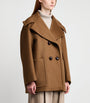 Max Mara Beige Cashmere Pea Coat