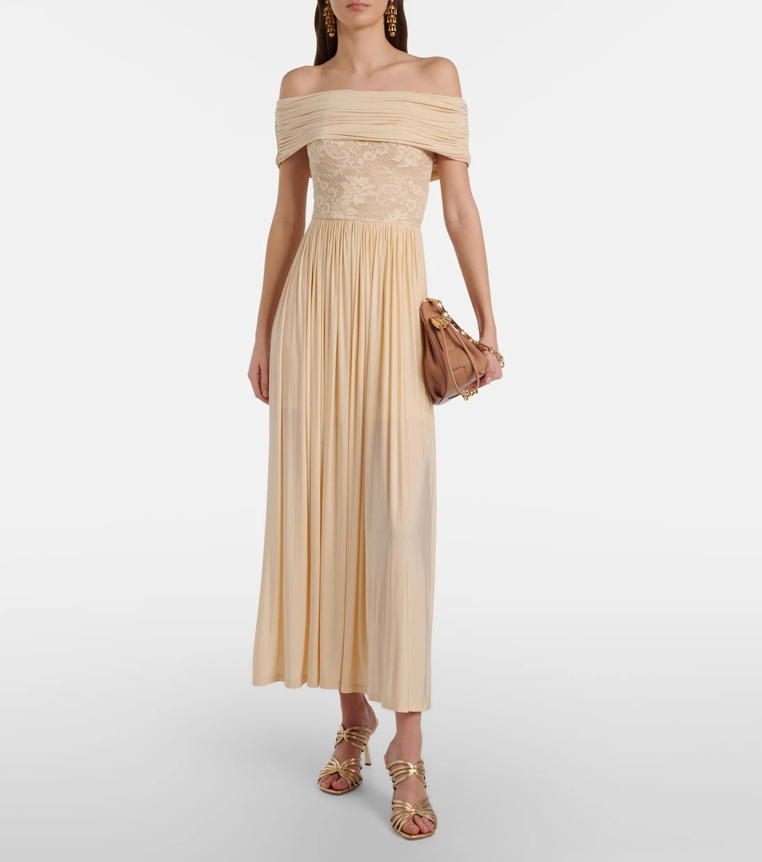 Zimmermann - Rebellion off-shoulder jersey maxi dress