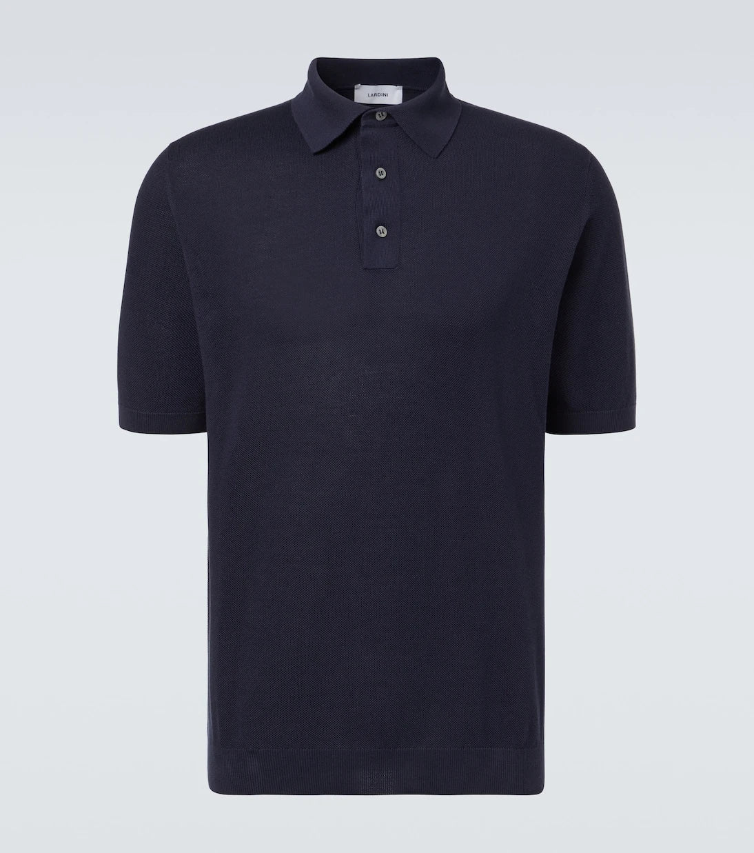 Lardini - Cotton piqué polo shirt