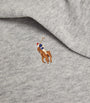 Polo Ralph Lauren Grey Cotton Quarter-Zip Sweater