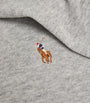 Polo Ralph Lauren Grey Cotton Quarter-Zip Sweater