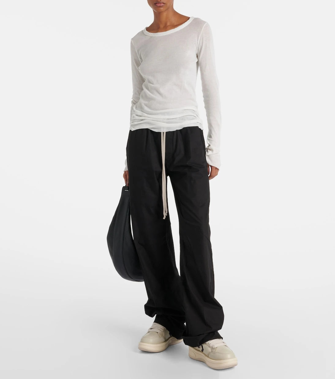 Rick Owens - x Converse Turbowpn leather sneakers