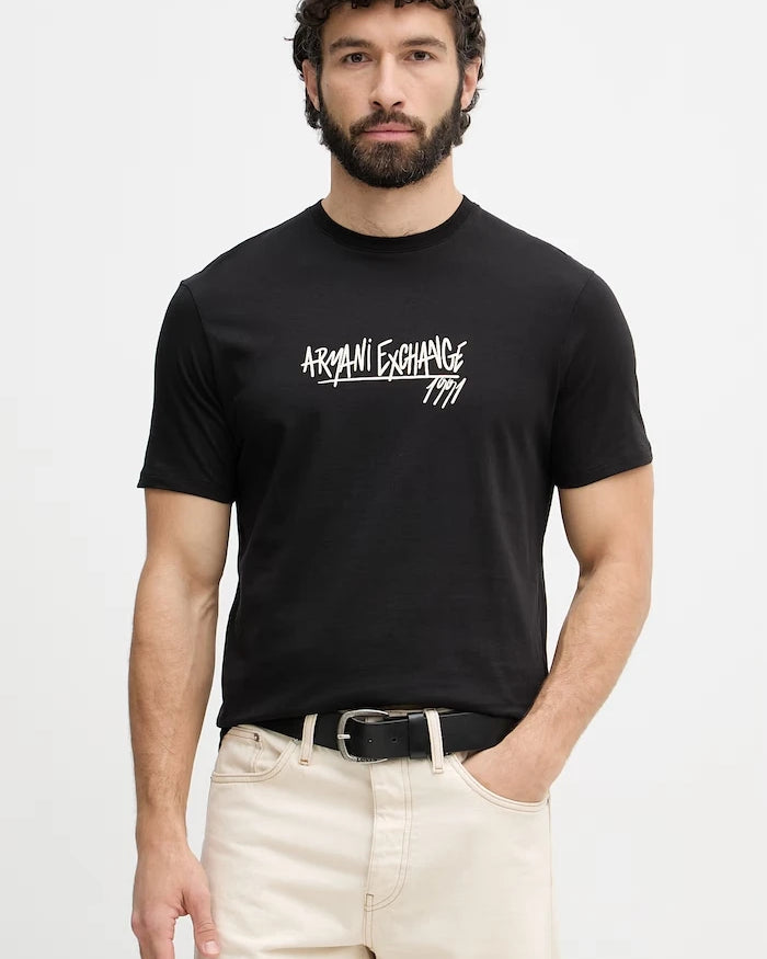 Armani Exchange erkek pamuklu tişört