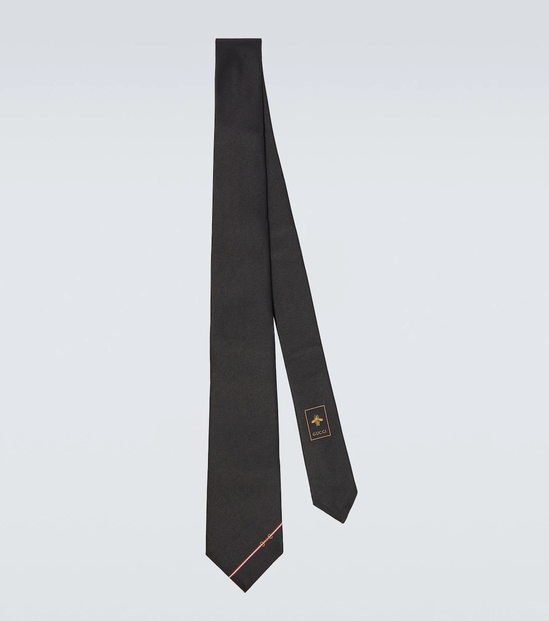 Gucci - Horsebit silk jacquard tie
