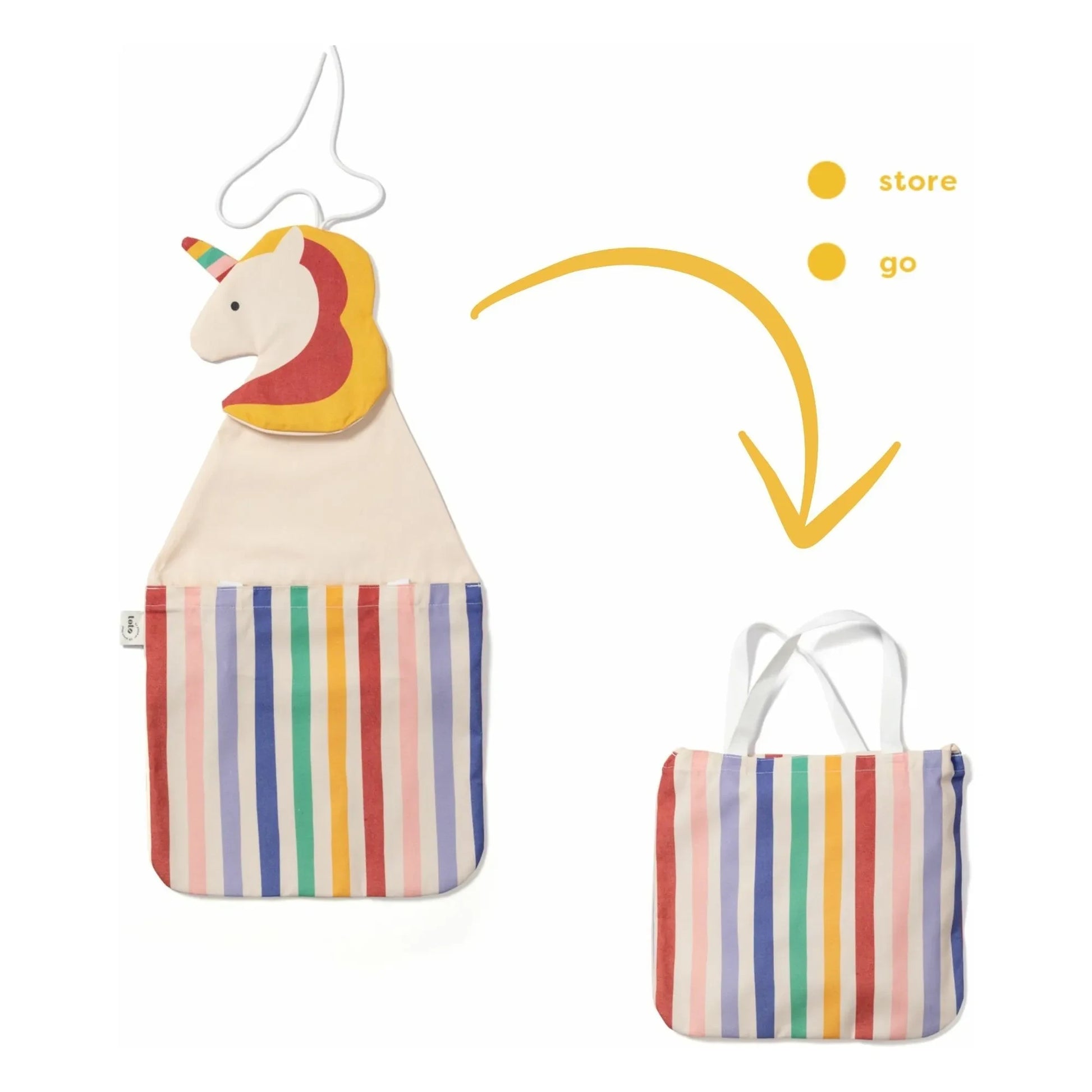 Play and Go - Toto storage bag - Unicorn | Beige