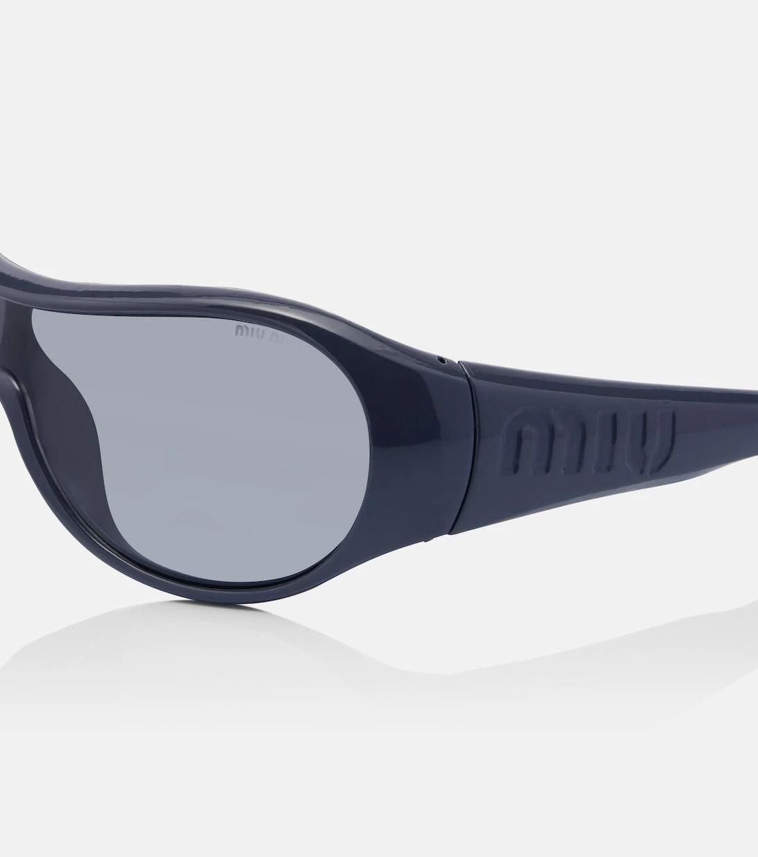 Miu Miu - Logo shield sunglasses