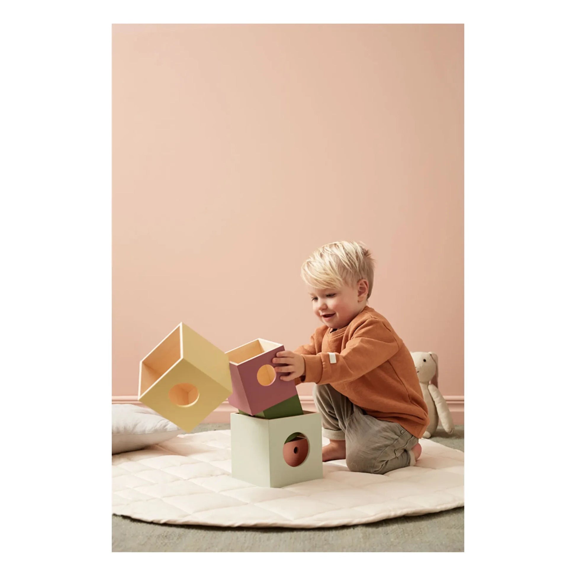 Kid's Concept - Edvin Wooden Stacking Cubes