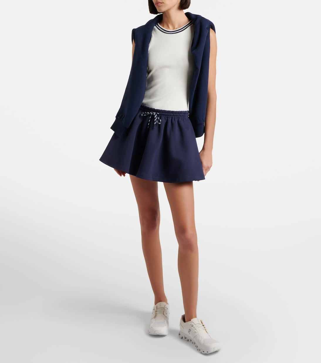The Upside - Daria cotton-jersey miniskirt