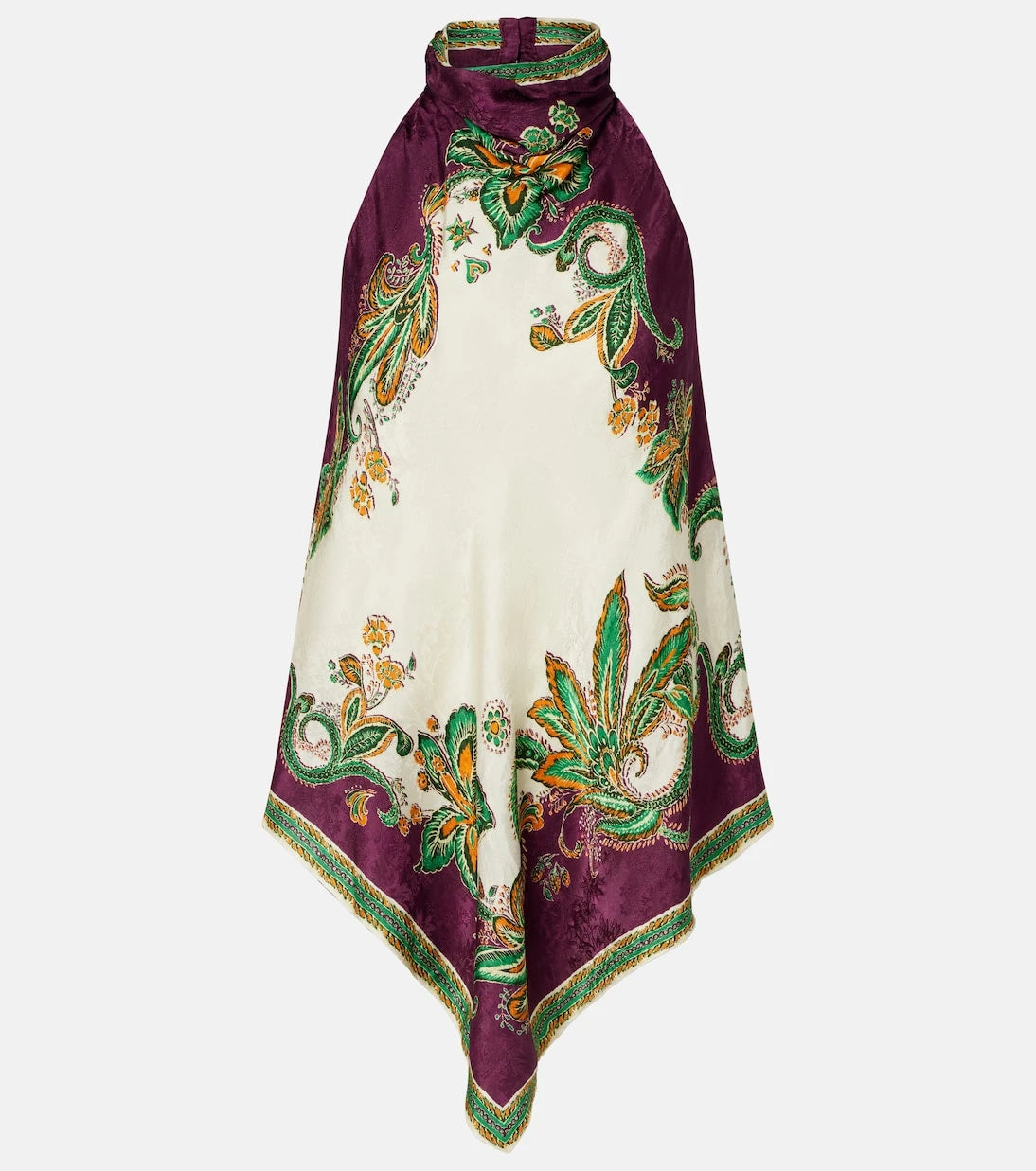 Alémais - Ruthie floral halterneck top