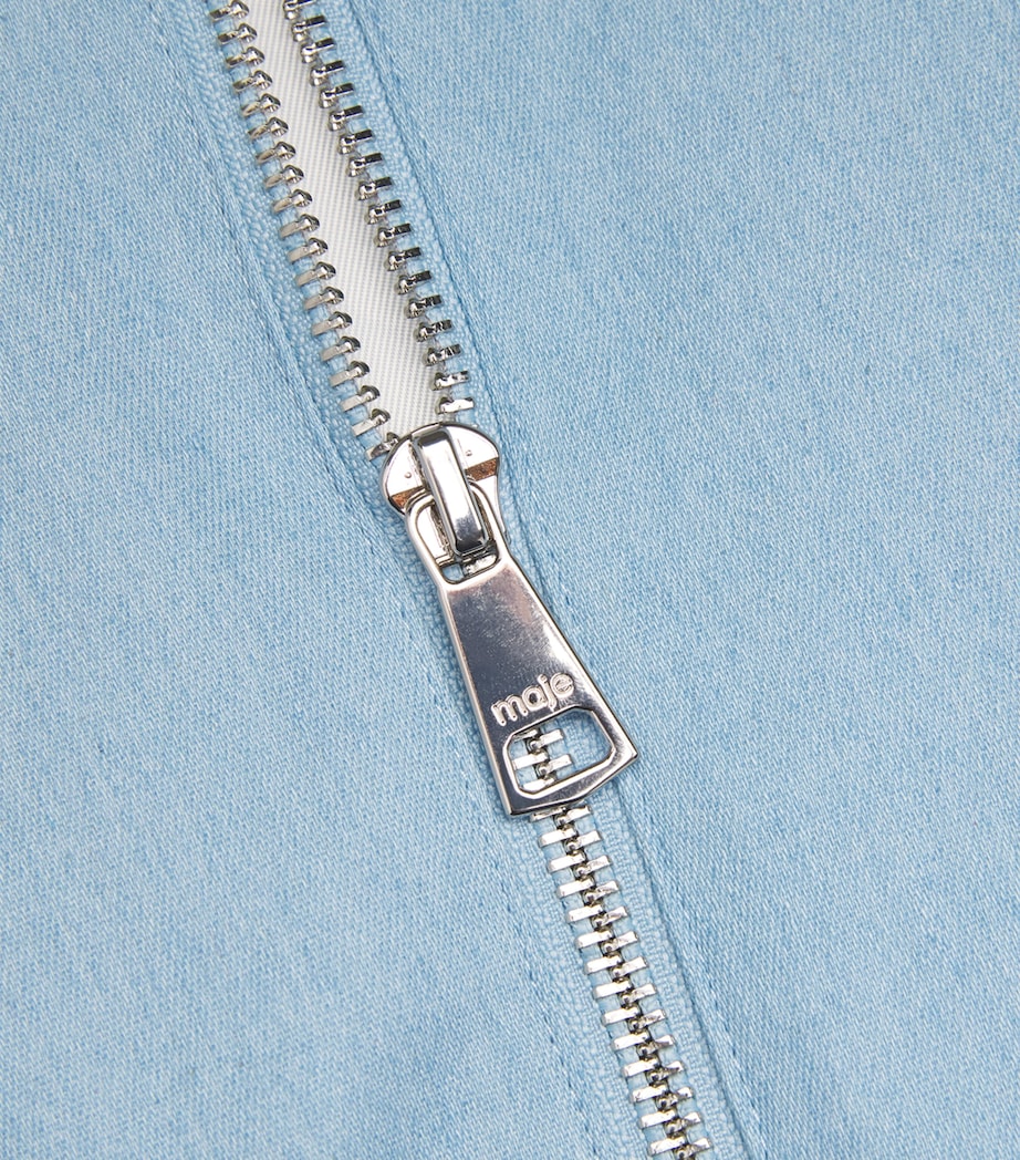 Denim Bomber Jacket BLUE SKY