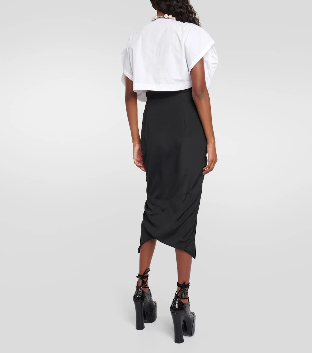 Vivienne Westwood - Heart cotton crop top