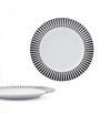 Set of 2 Stripes Dessert Plates (22cm)
