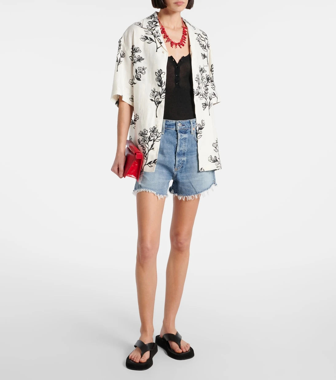 Citizens of Humanity - Marlow distressed denim shorts