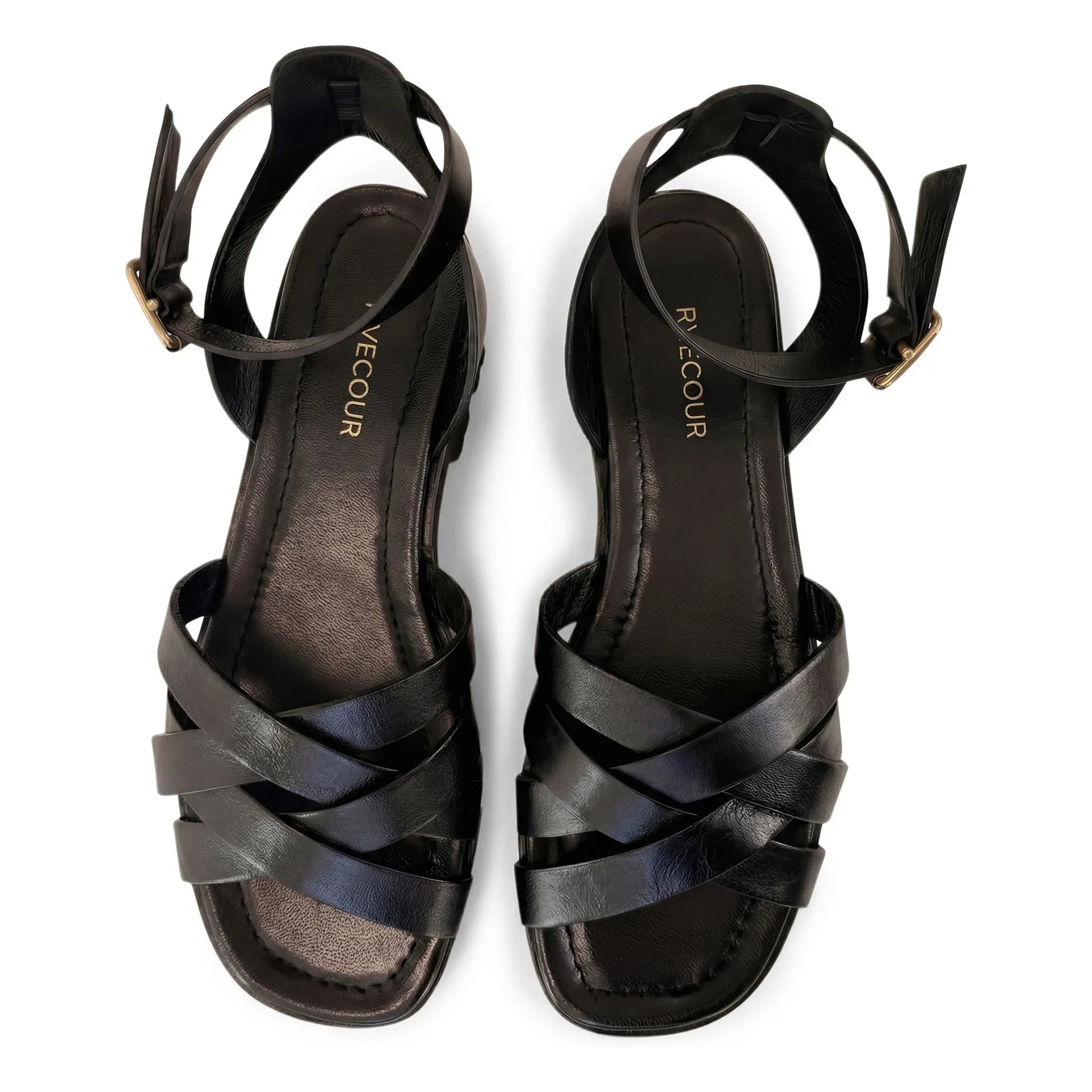 Rivecour - Sandals n°214 Leather | Black