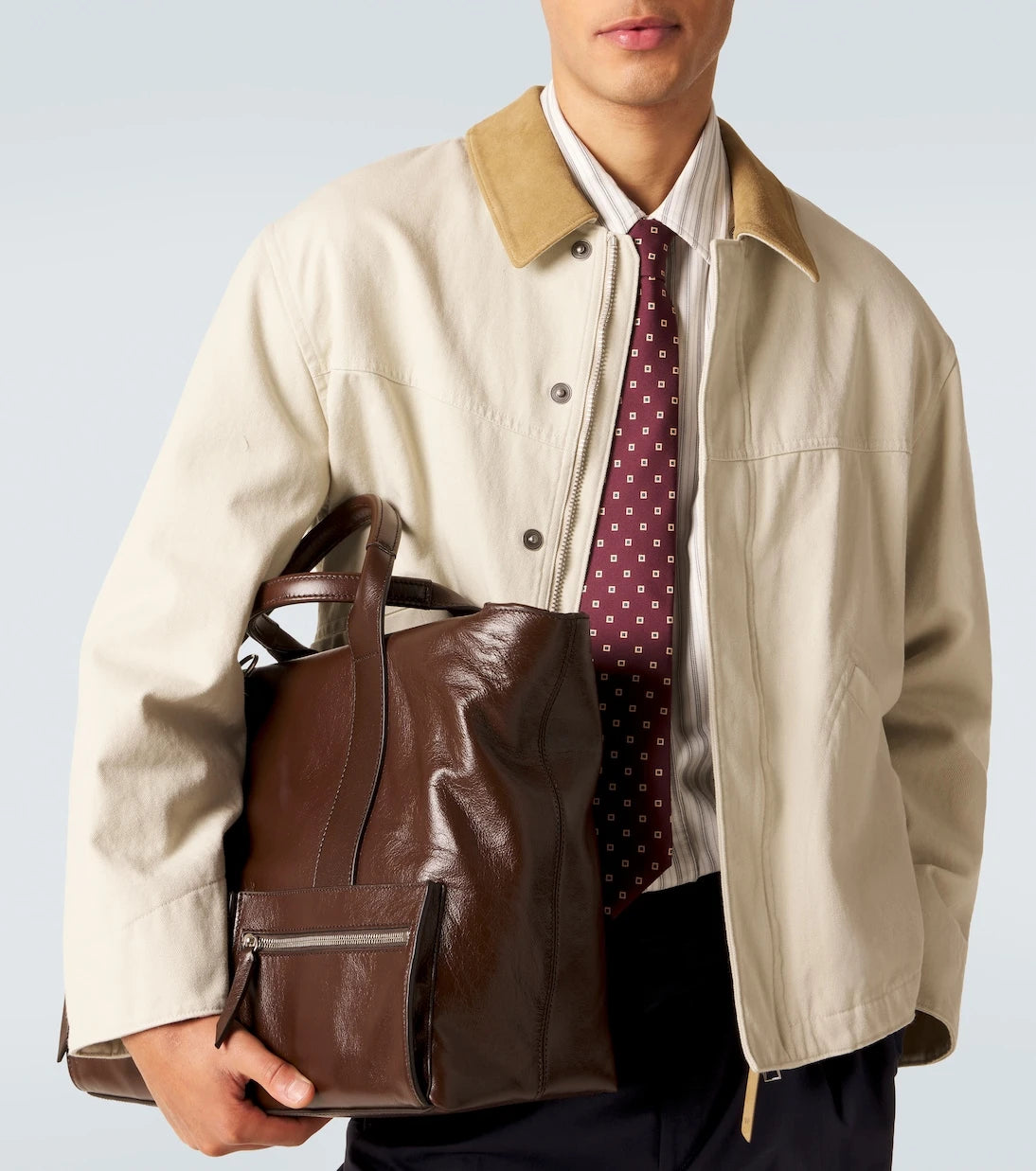 Métier - Racer 40 leather duffel bag