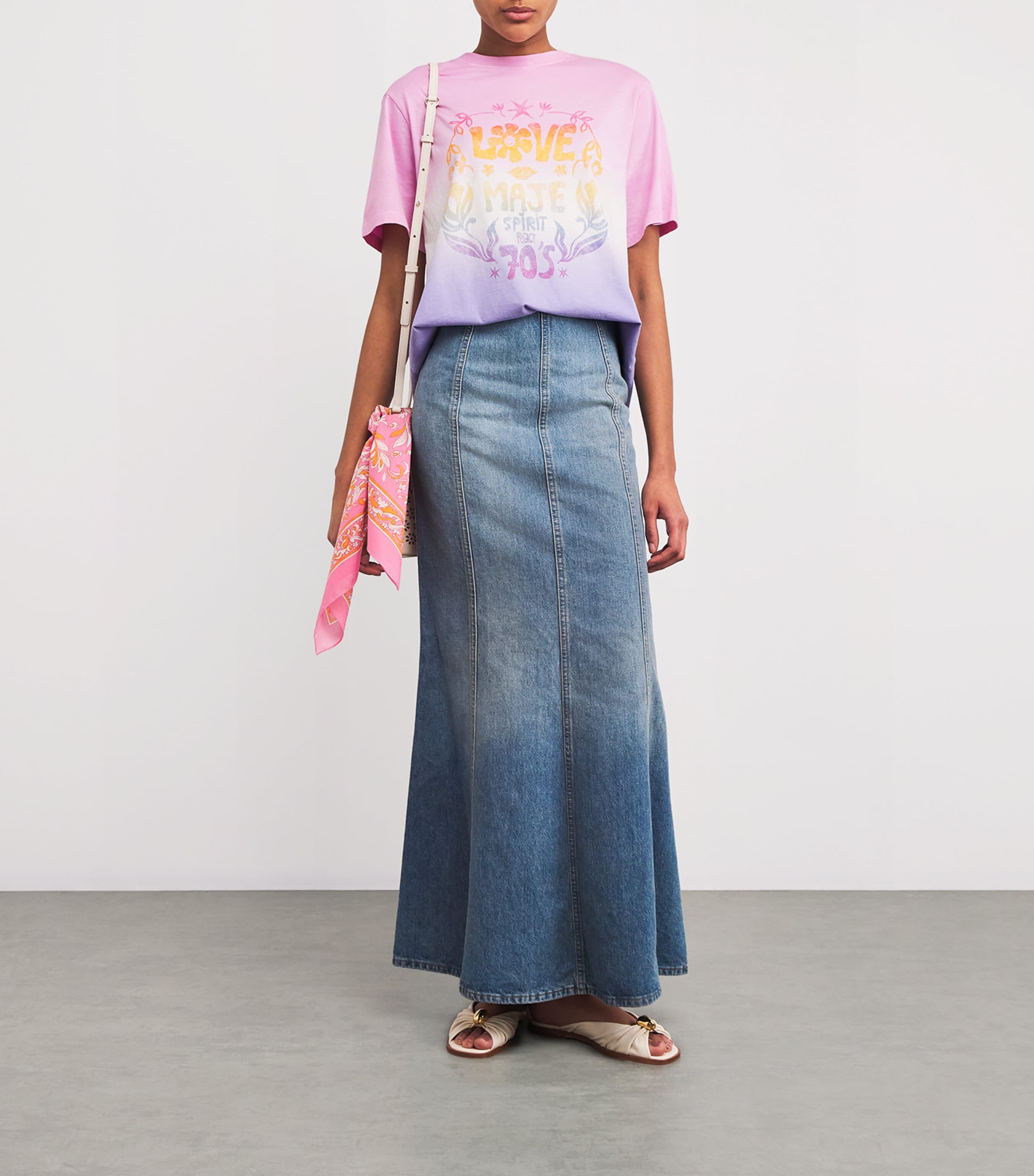 Pink Cotton Tie-Dye T-Shirt