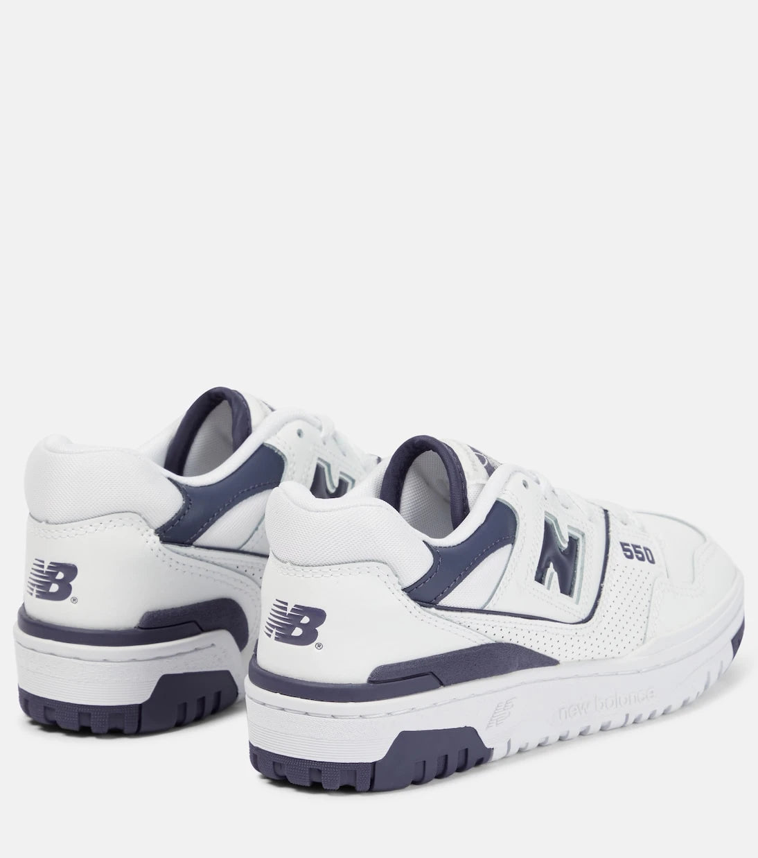New Balance - حذاء سنيكرز 550 جلدي