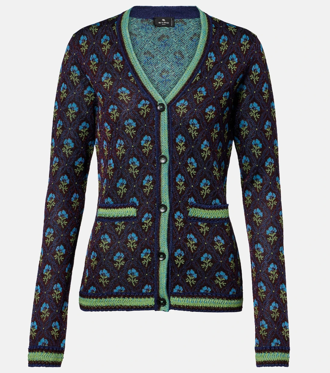Etro - Floral jacquard cardigan