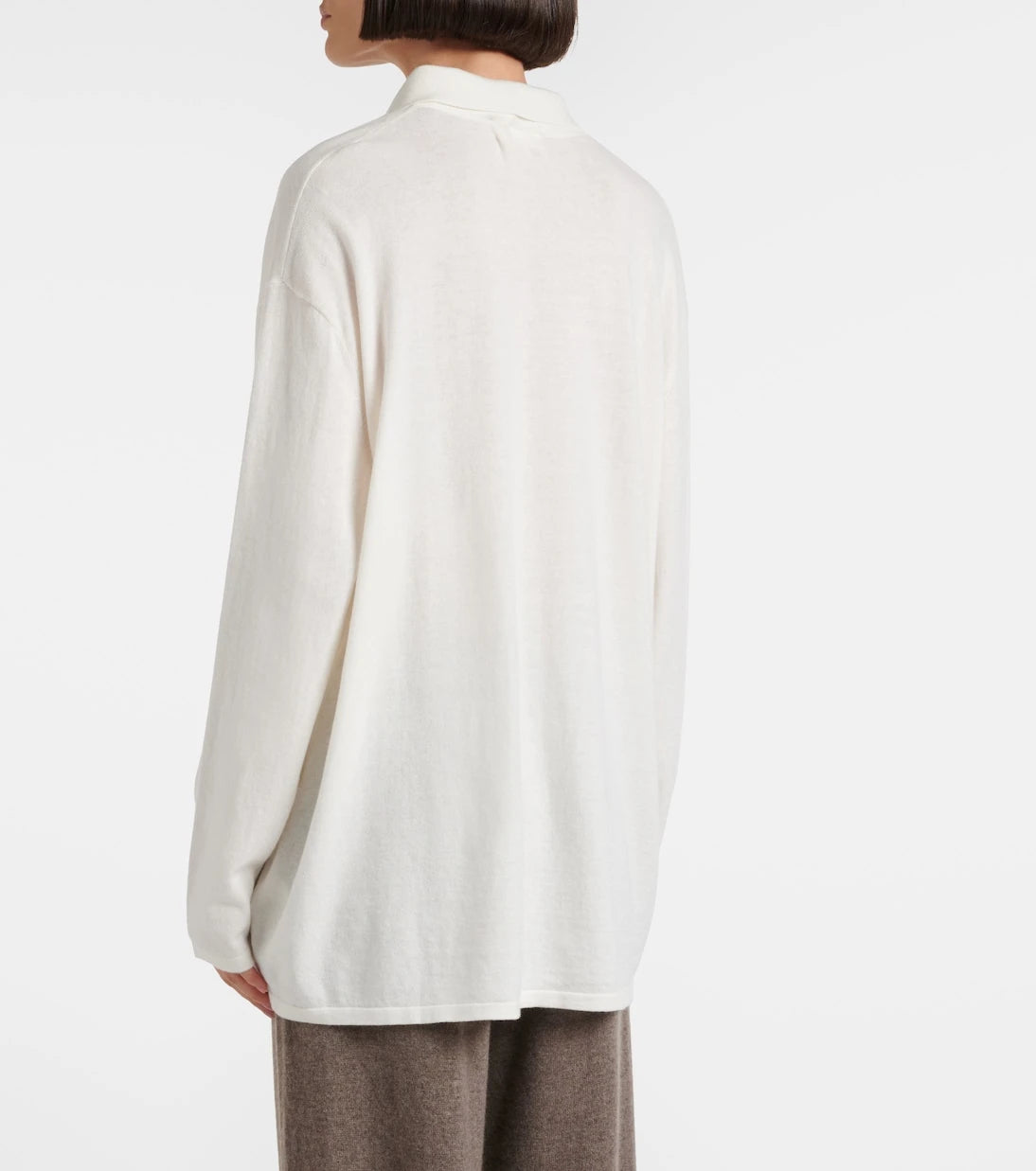 Lisa Yang - Caisa cotton and cashmere polo sweater