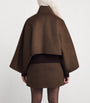 Green Wool-Cashmere Cape