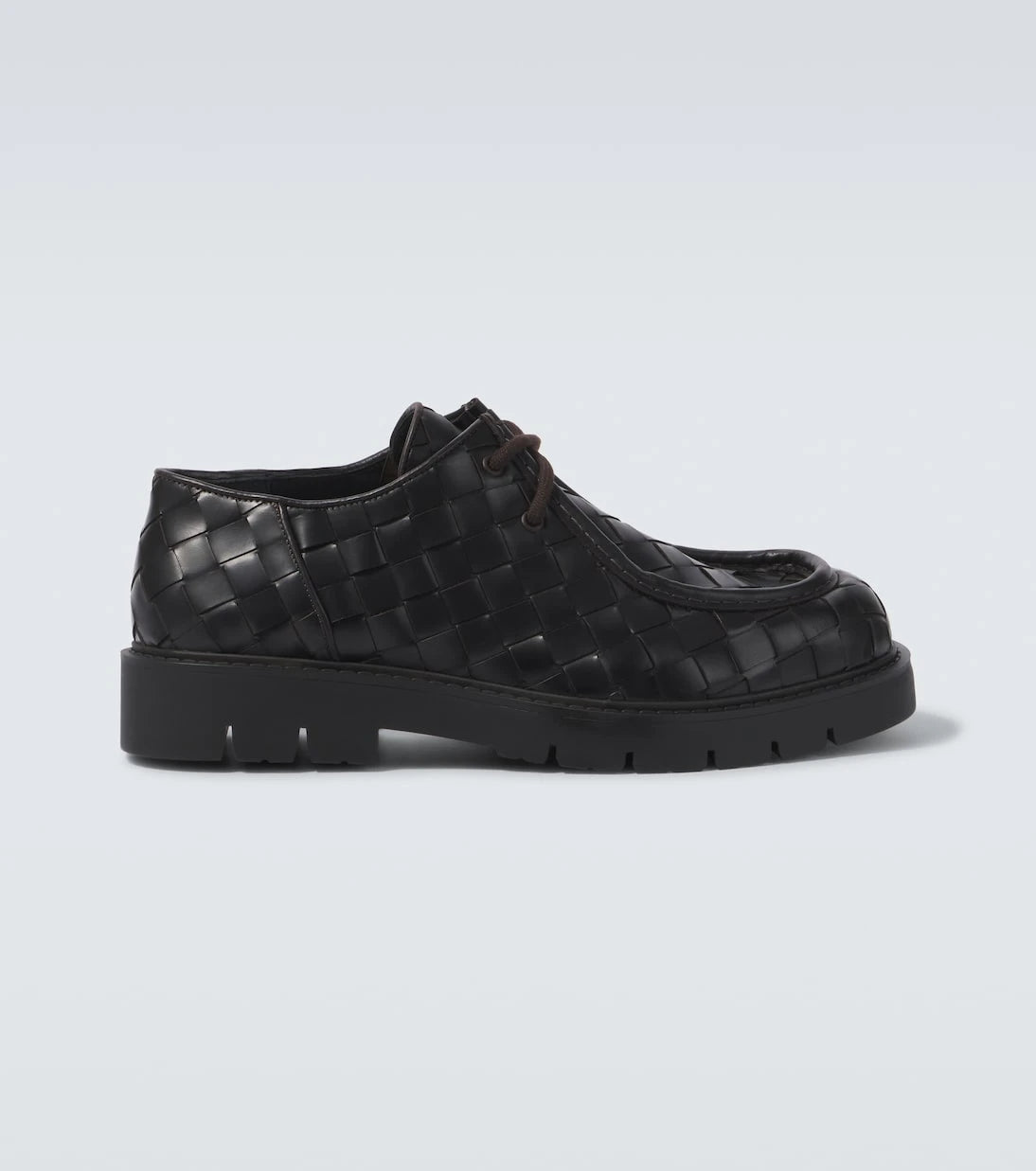 Bottega Veneta - Haddock Intrecciato leather Derby shoes