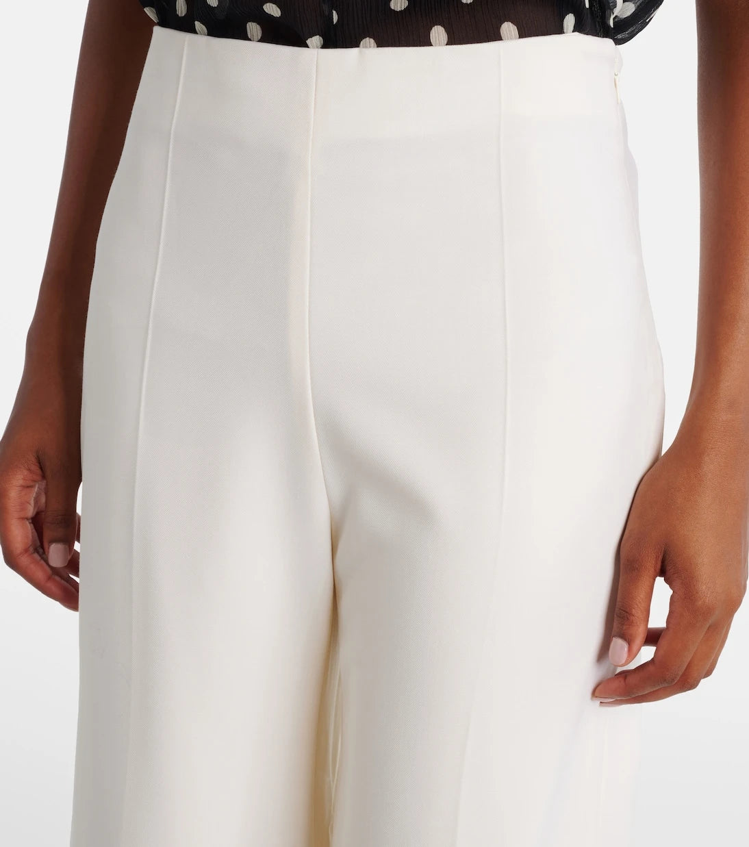 Nina Ricci - Saf yün ispanyol paça pantolon