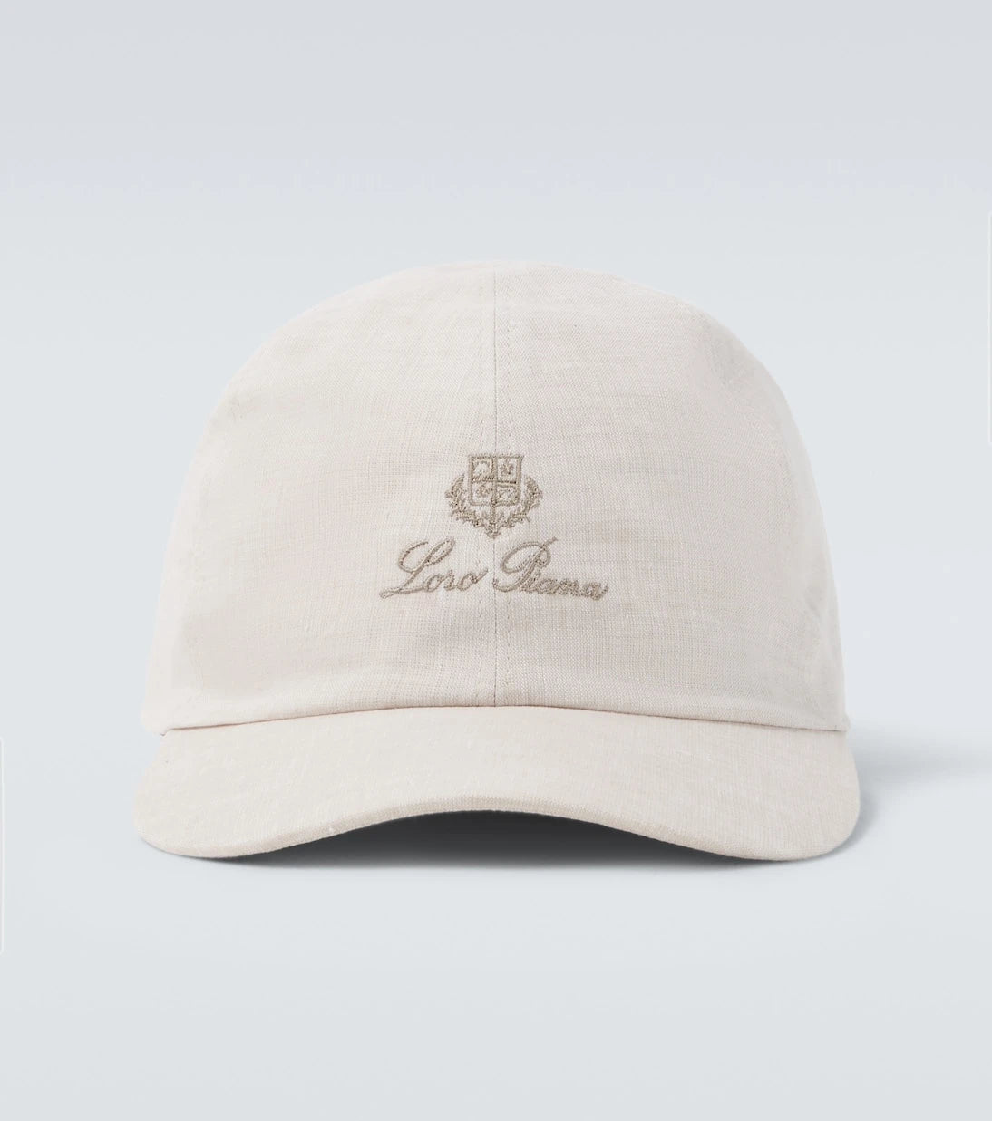 Loro Piana - Logo linen baseball cap