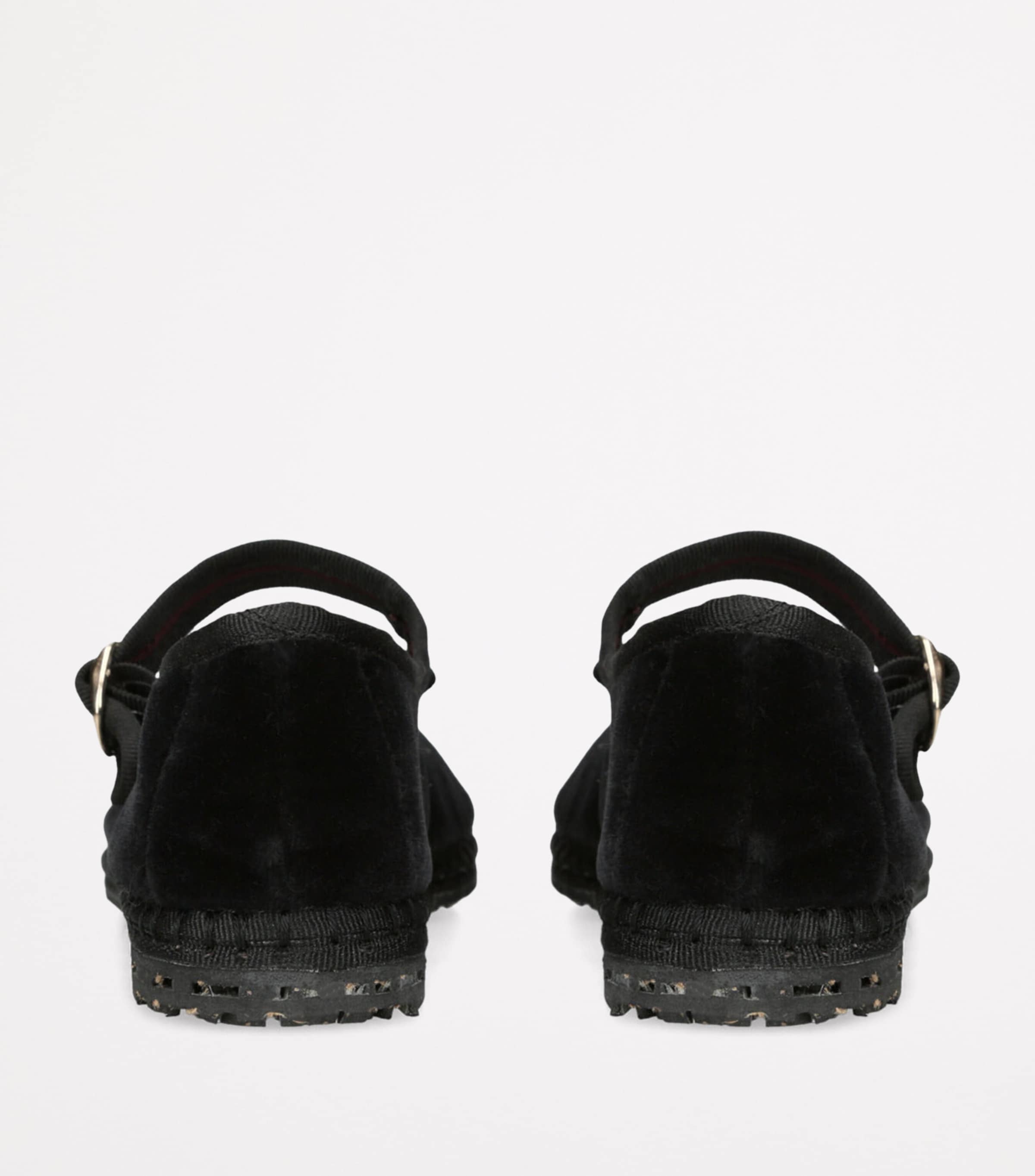 Flabelus Black Velvet Antonia Mary Janes