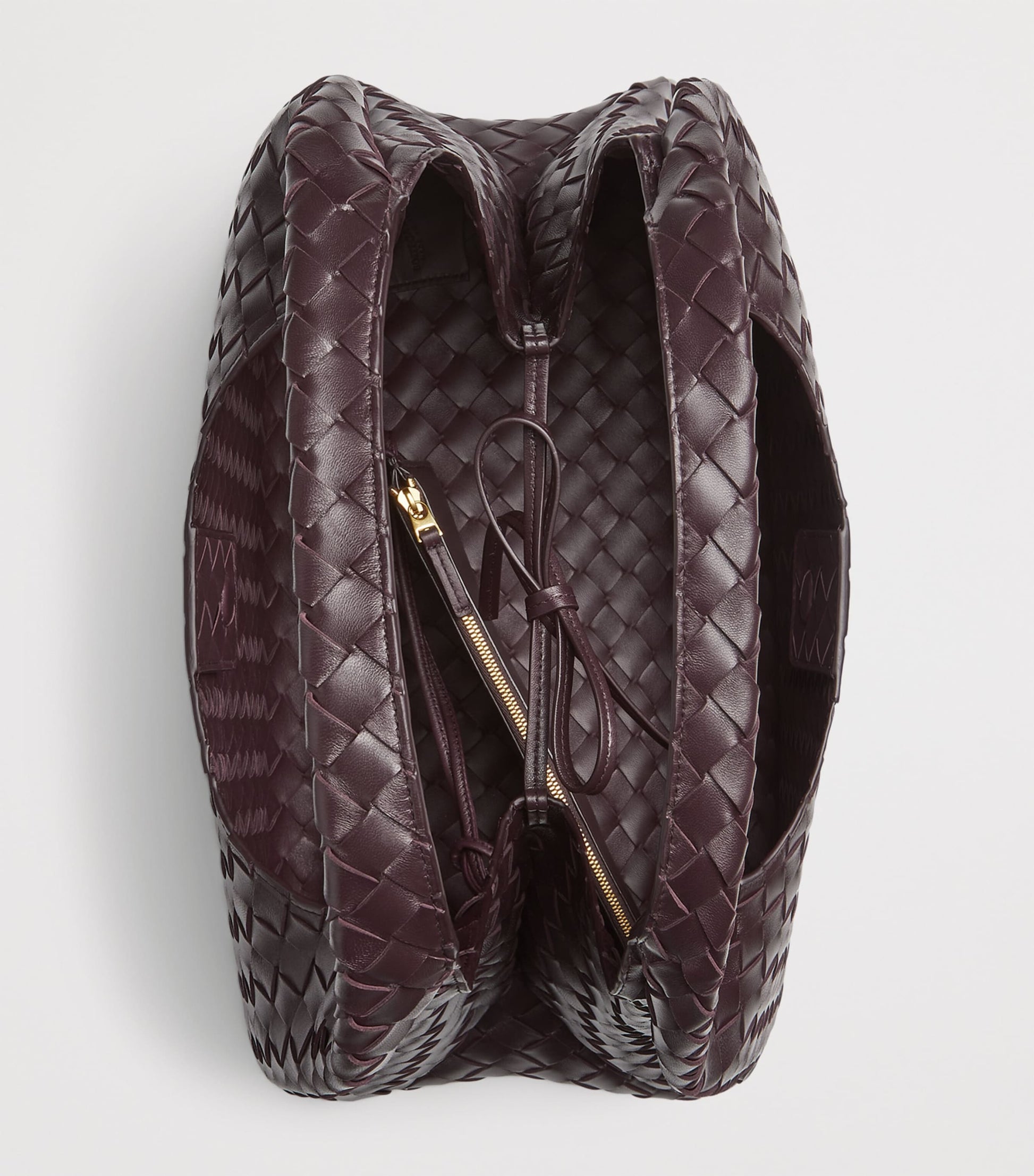 Bottega Veneta Brown Large Leather Campana Shoulder Bag