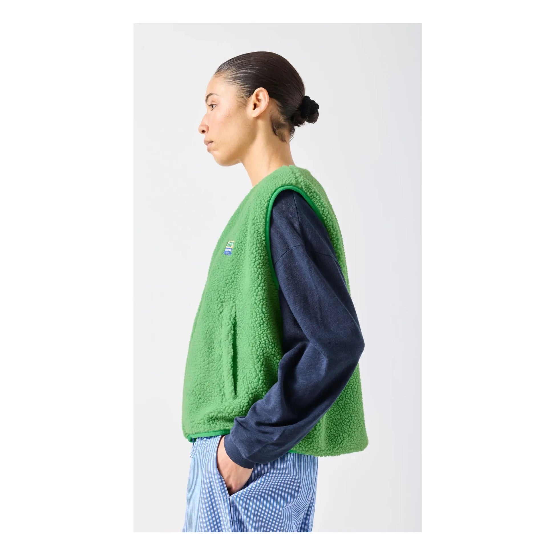 American Vintage - Hoktown Sleeveless Jacket | vert palmier
