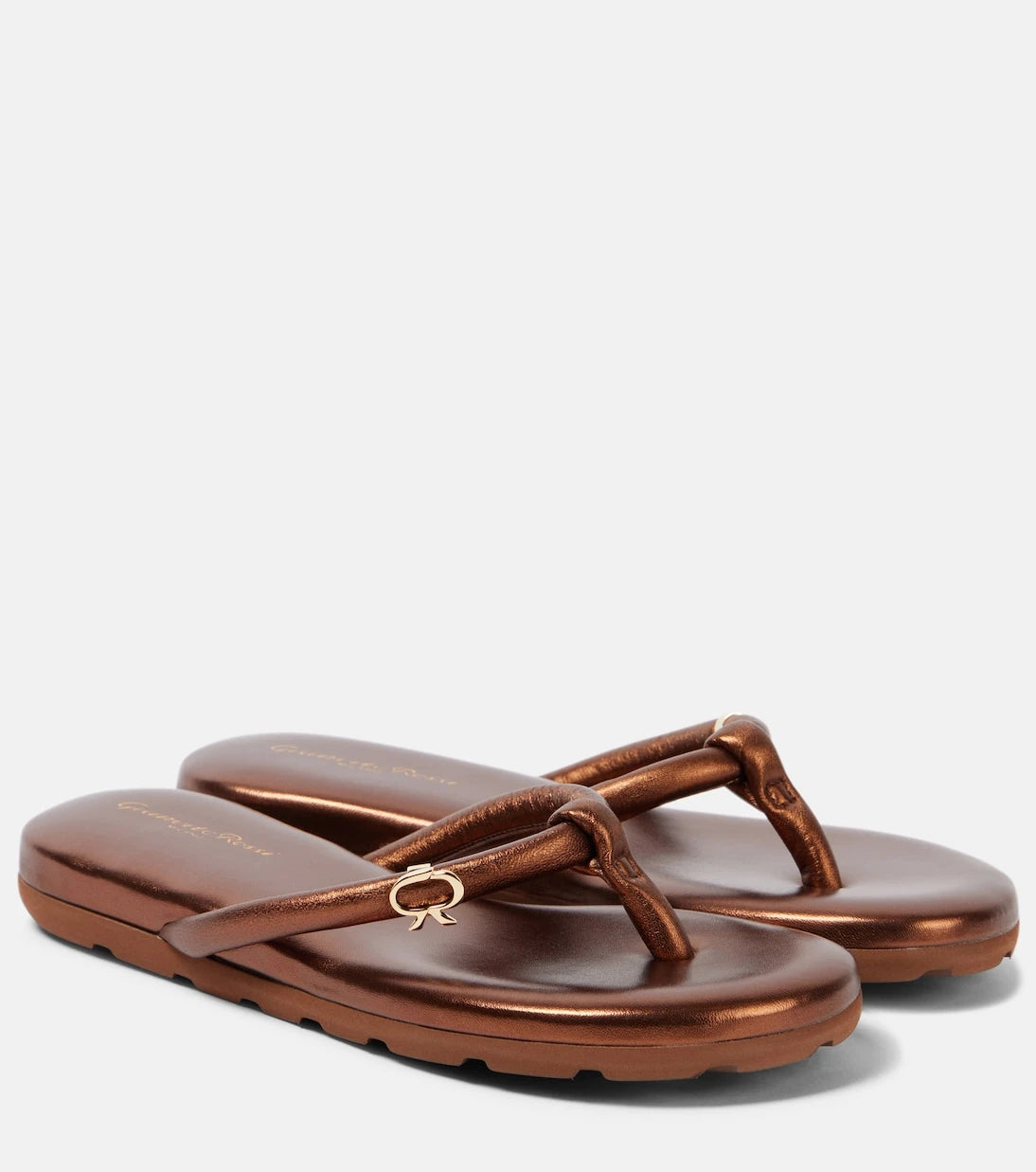 Gianvito Rossi - Fiji leather thong sandals