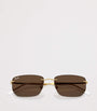 Ray-Ban Gold RB3768 Metal Irregular Sunglasses