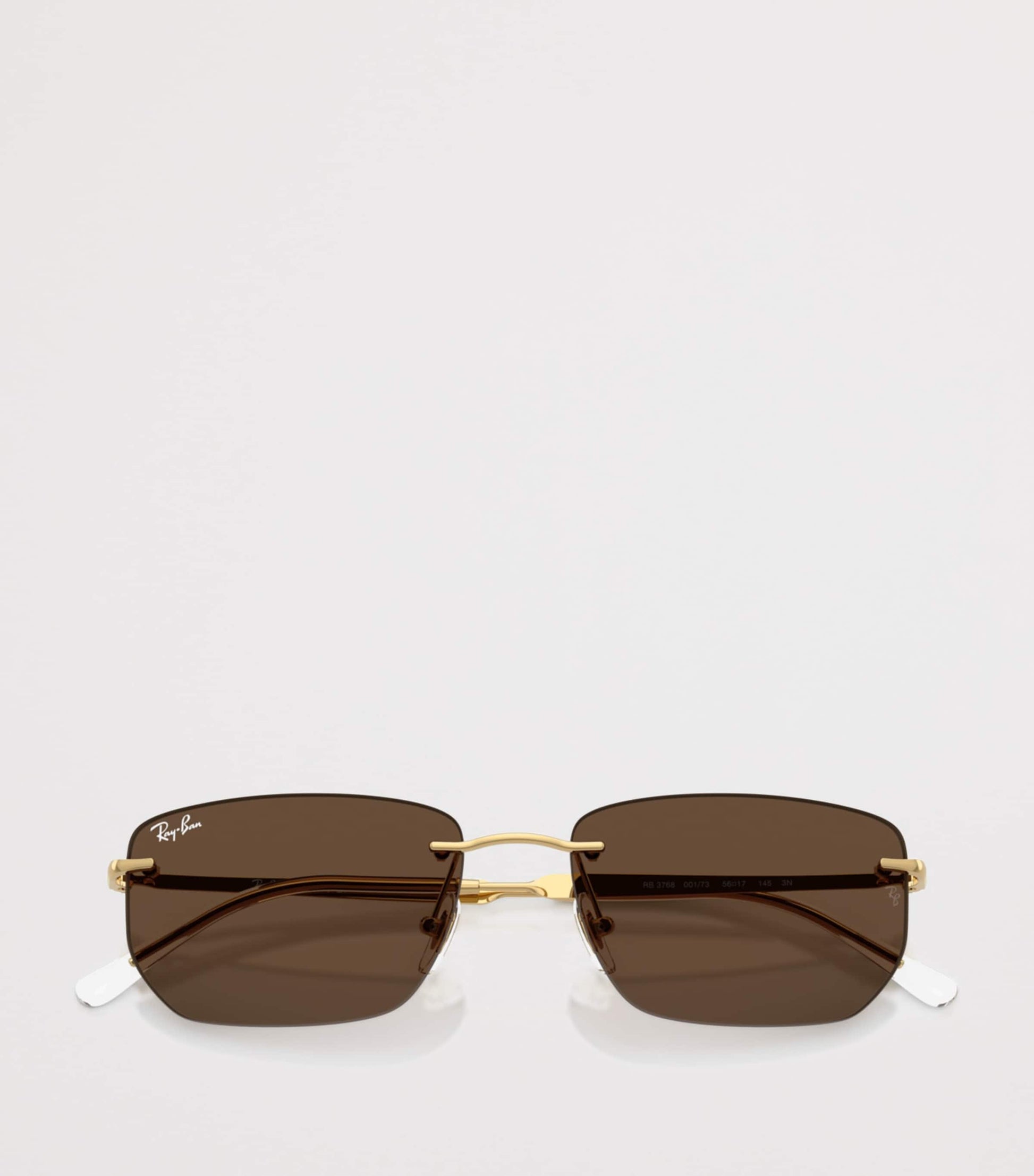 Ray-Ban Gold RB3768 Metal Irregular Sunglasses