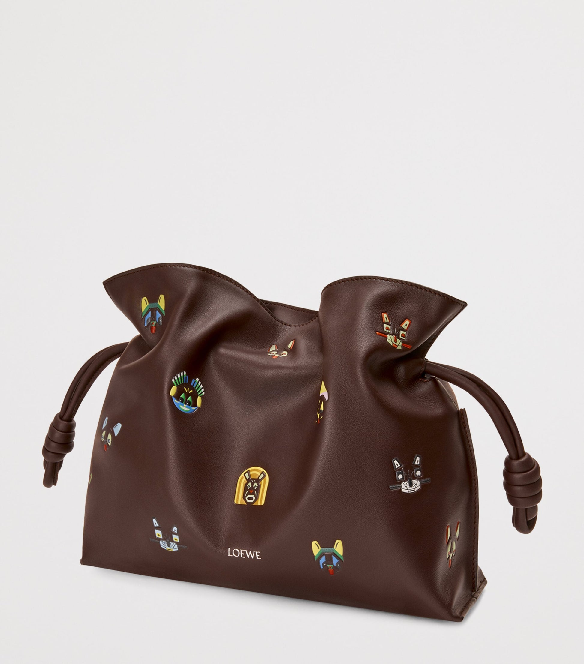 LOEWE x Louis Wain Medium Leather Flamenco Shoulder Bag