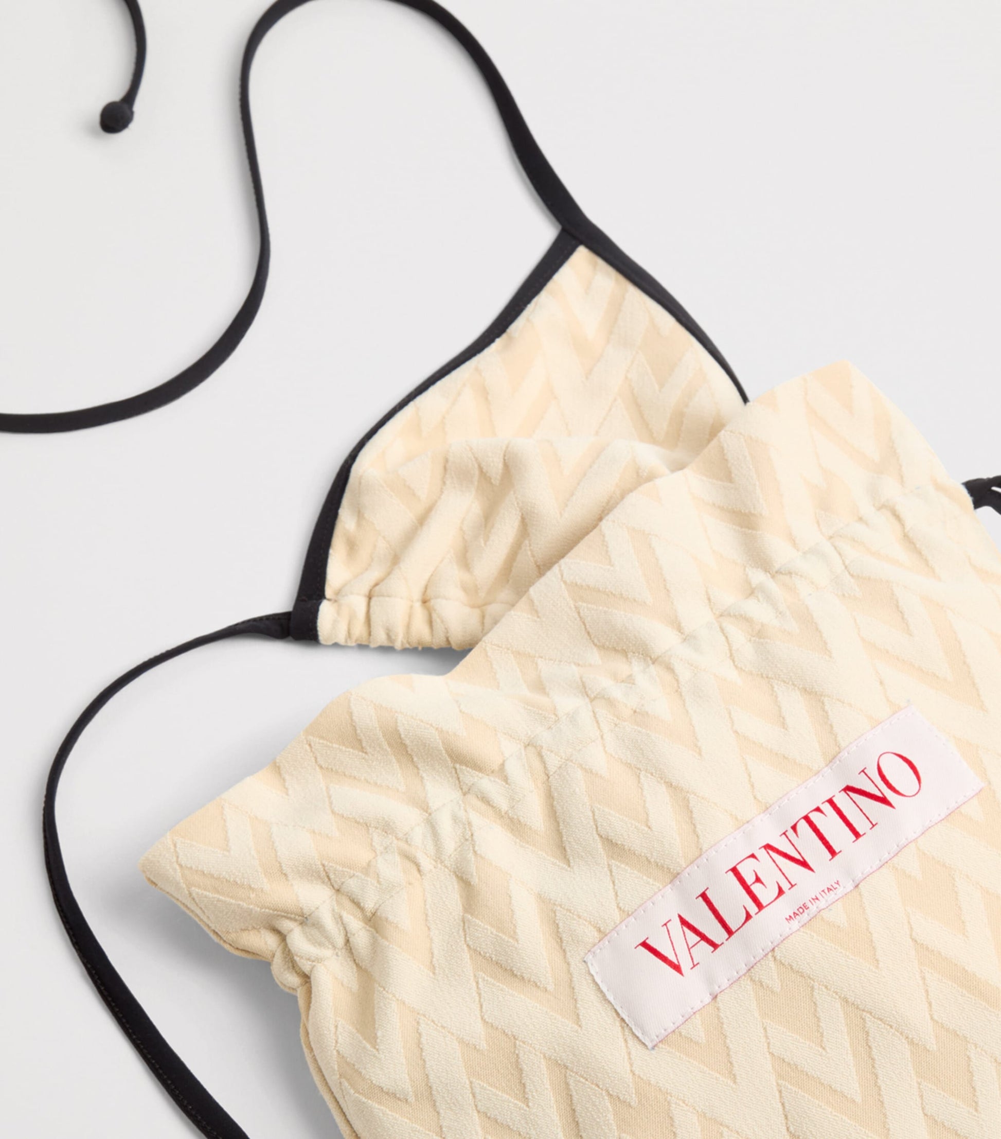 Valentino Nude Geometric V Bikini