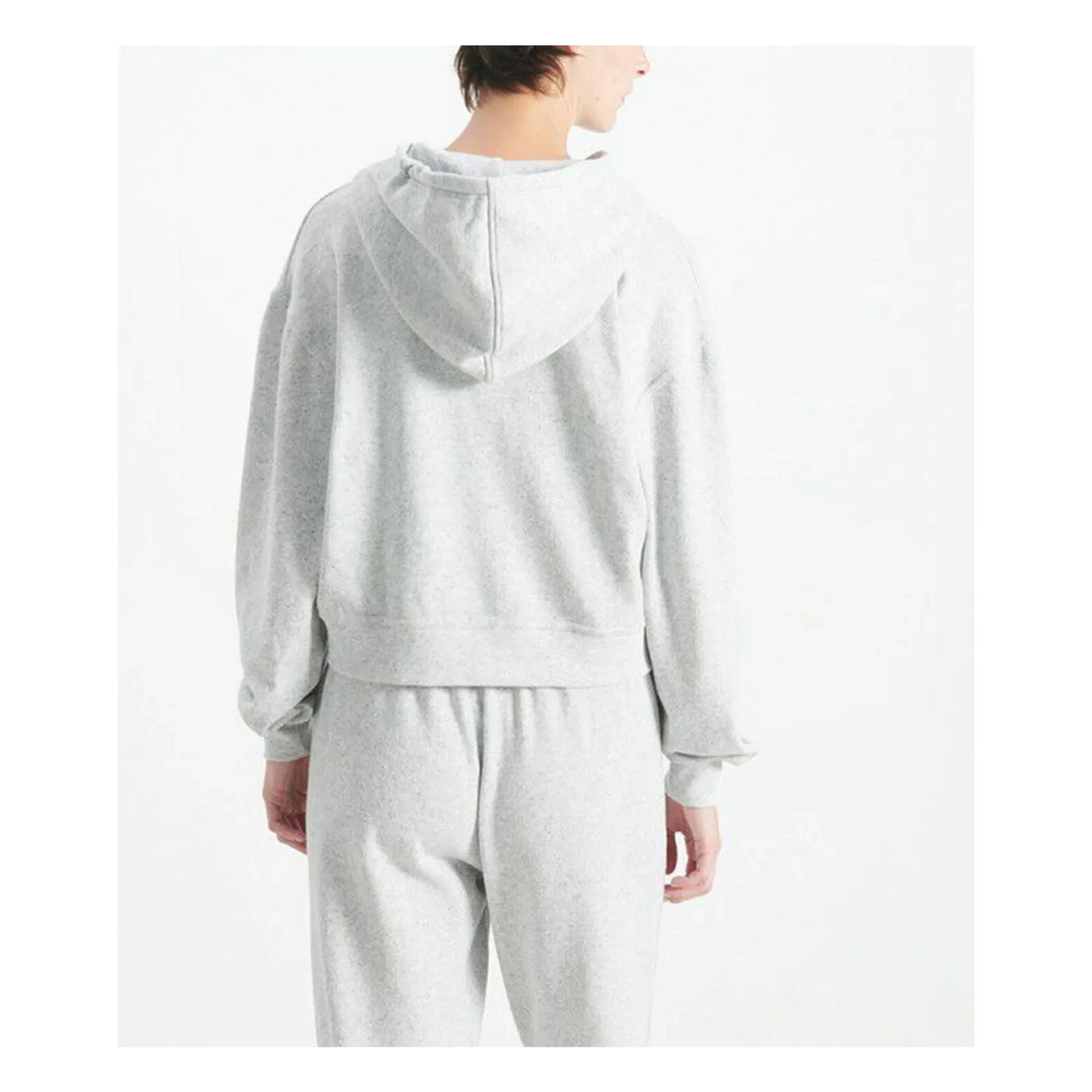 American Vintage - Evona Zipped Sweatshirt | Light eather grey