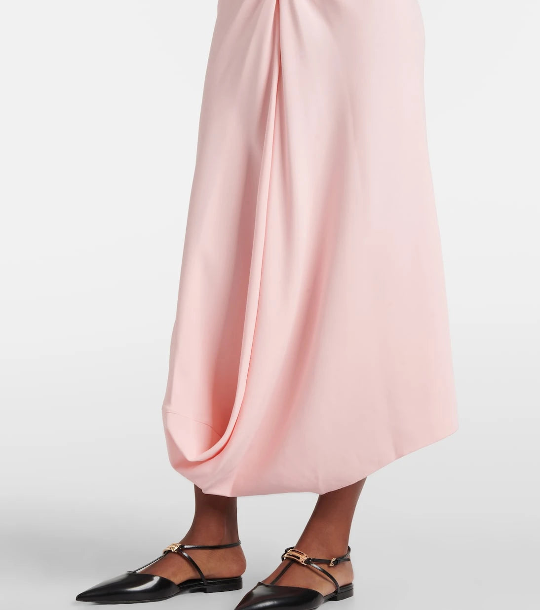 Victoria Beckham - Draped crêpe midi dress