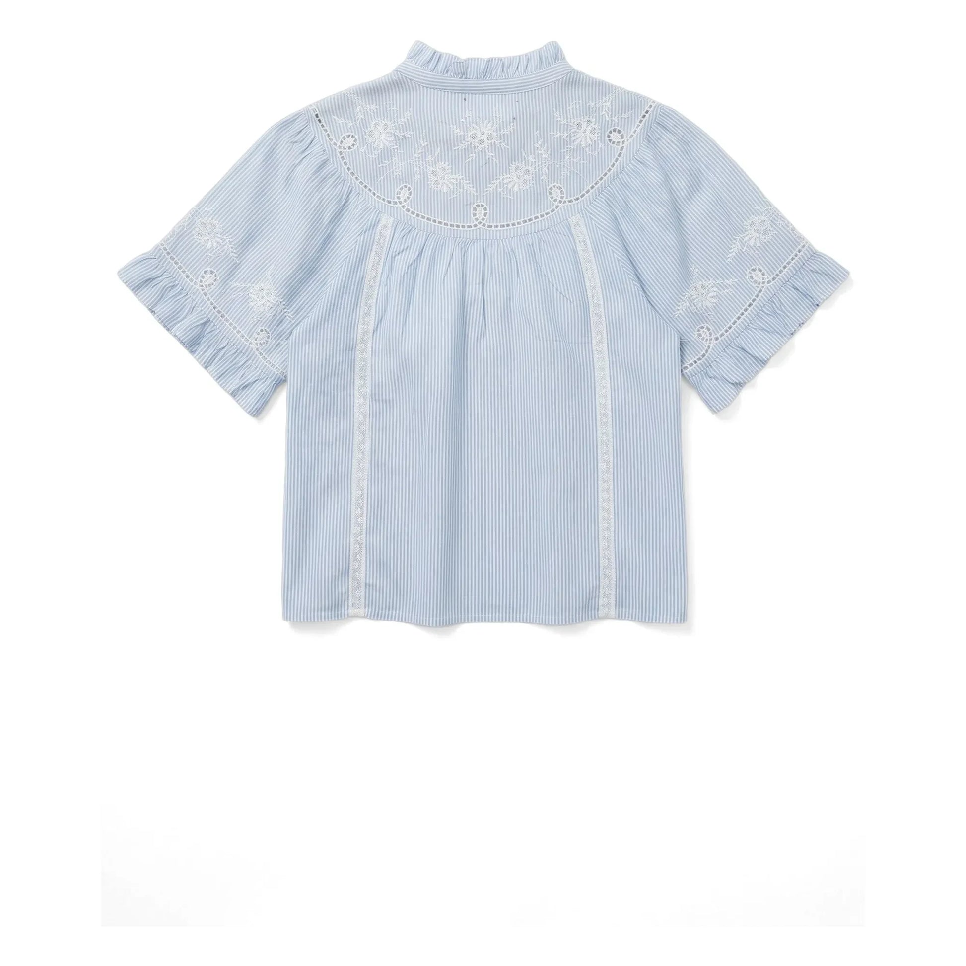 Xirena - Maé Cotton blouse | Light blue
