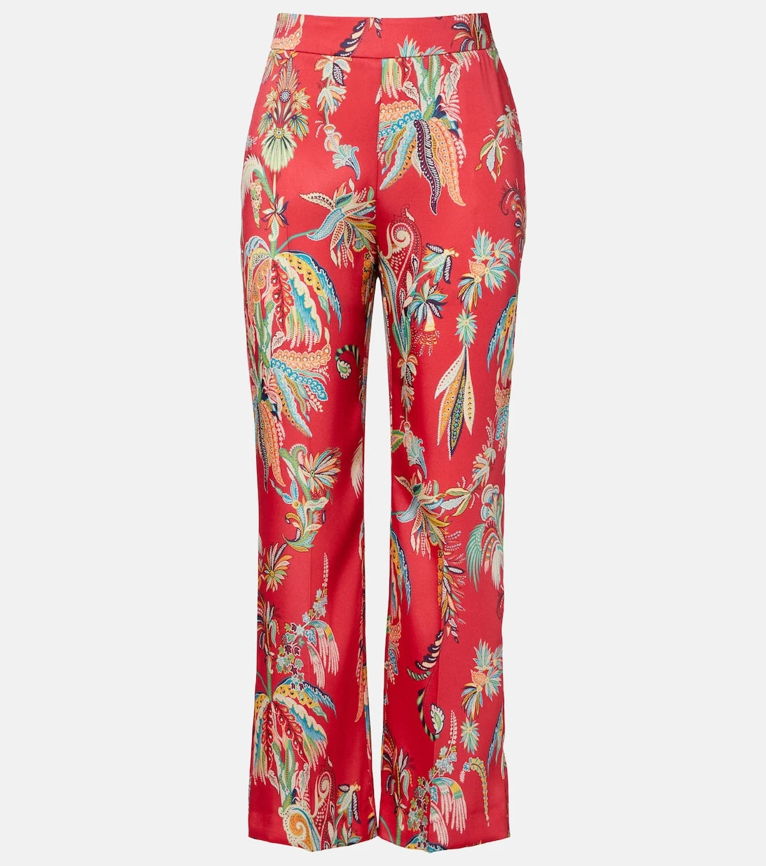 Etro - Printed twill straight pants