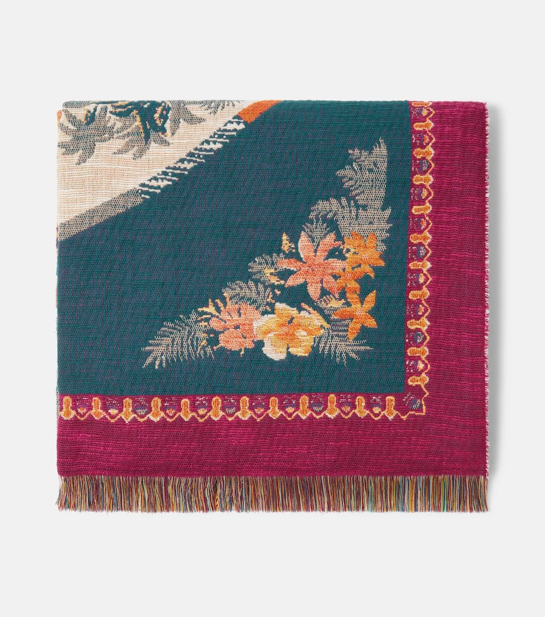 Etro - Shanti embroidered cotton throw